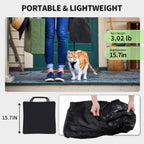 Rest-Eazzzy Cat Tent Outdoor, Pet Enclosure Tent Suitable for Cats and Small Animals, Indoor Playpen Portable Exercise Tent with Carry Bag(Pet Tent& Tunnel) M
